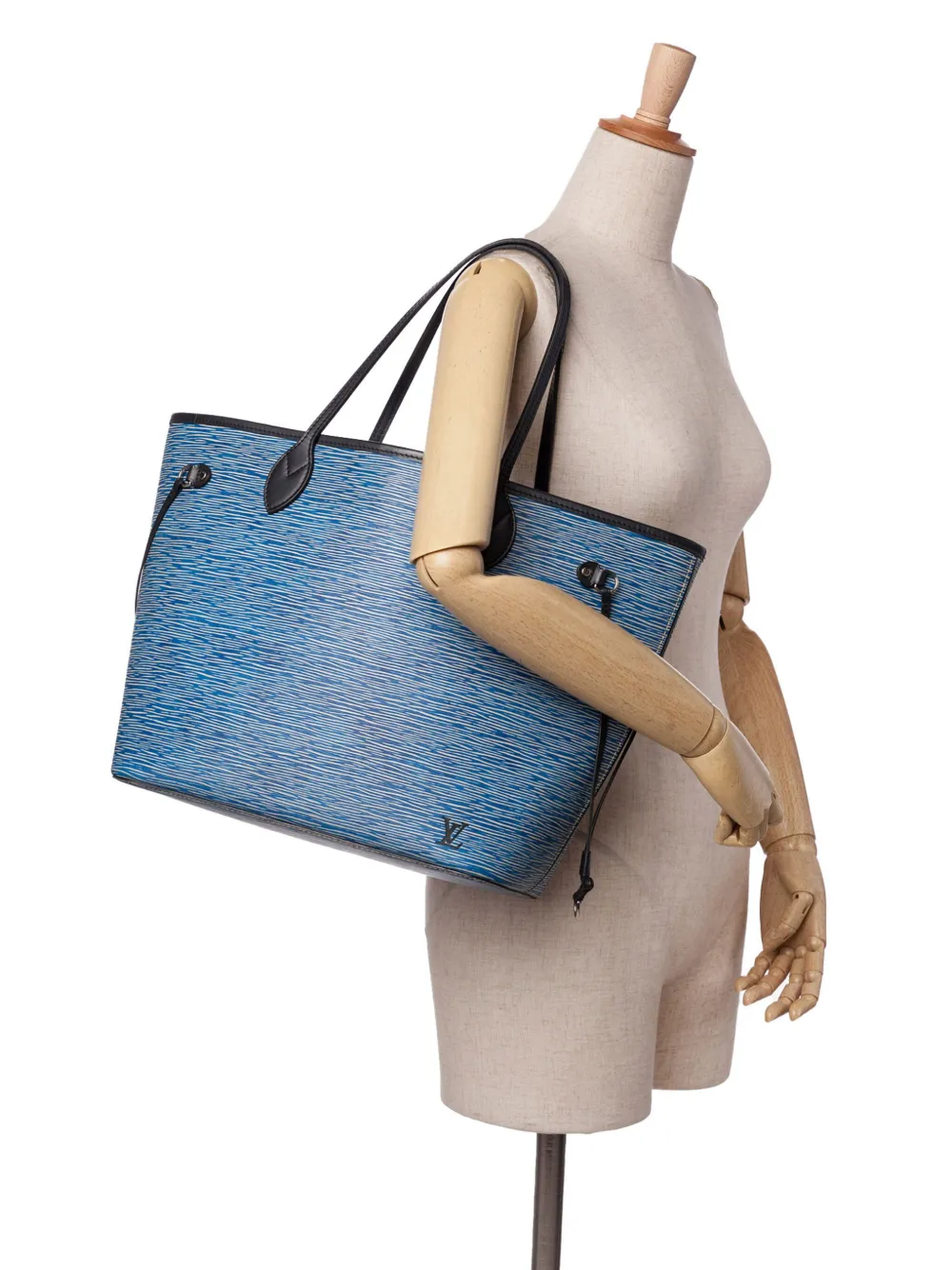 Louis Vuitton Pre-Owned 2016 Epi Denim Neverfull MM tote bag | Pre-Owned | Image 2