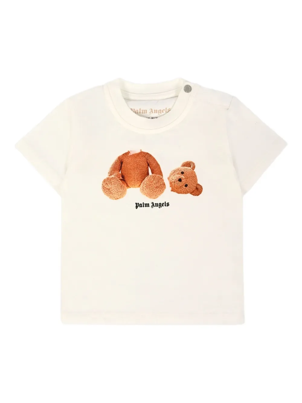 Palm Angels Kids Drie T-shirts met teddybeerprint Wit