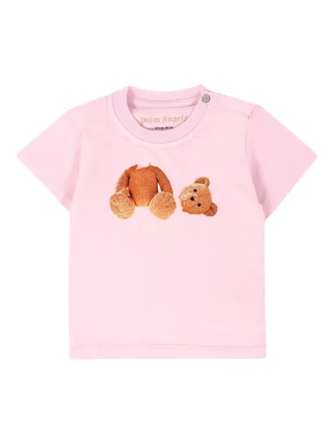 Palm Angels Kids teddy bear-print T-shirt (set of three)