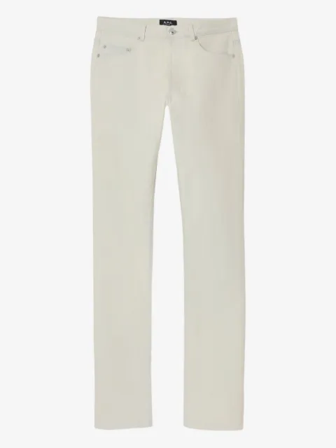 A.P.C. jeans con efecto blanqueado