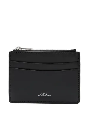 A.P.C. zip-top Cardholder | Red | FARFETCH HK