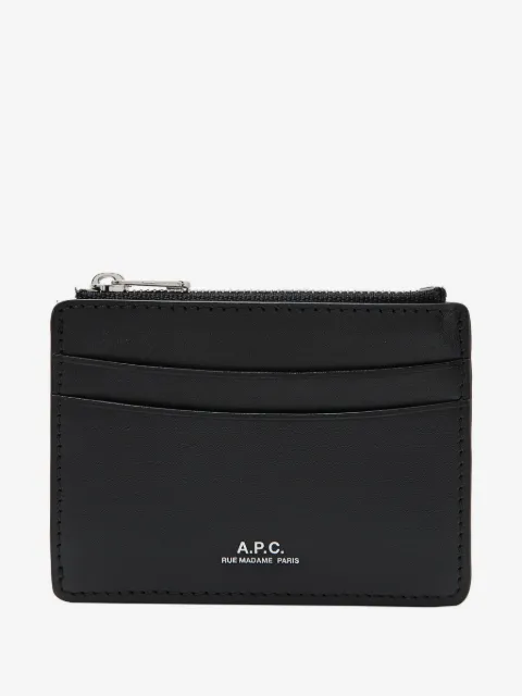 A.P.C. zip-top cardholder