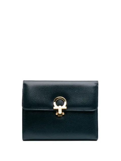 Ferragamo Pre-Owned 2010-2025 Leather Gancini clutch bag