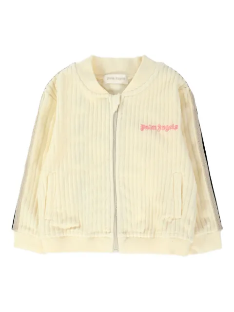 Palm Angels Kids embroidered-logo bomber jacket