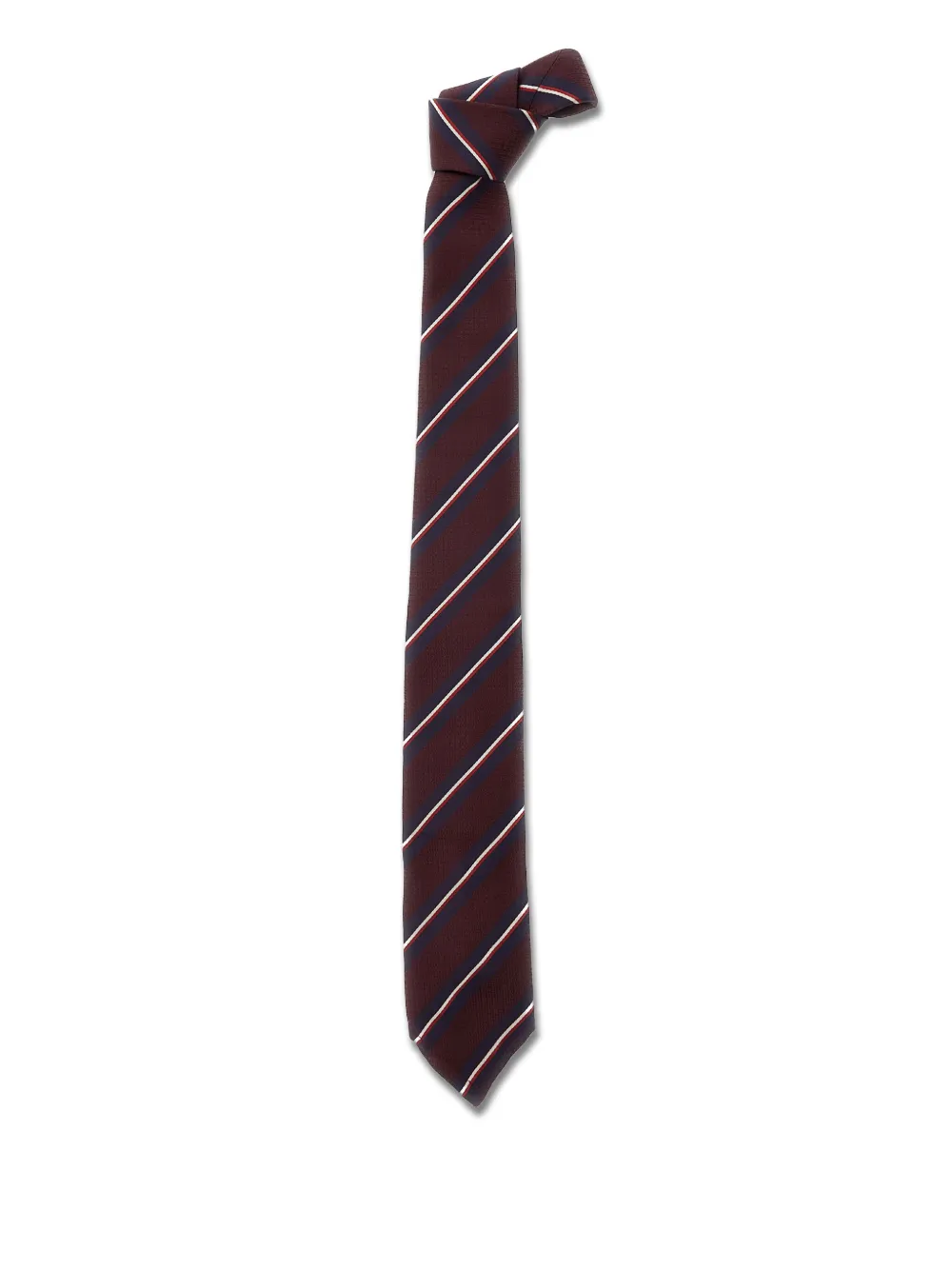 DSQUARED2 Gestreepte stropdas Rood