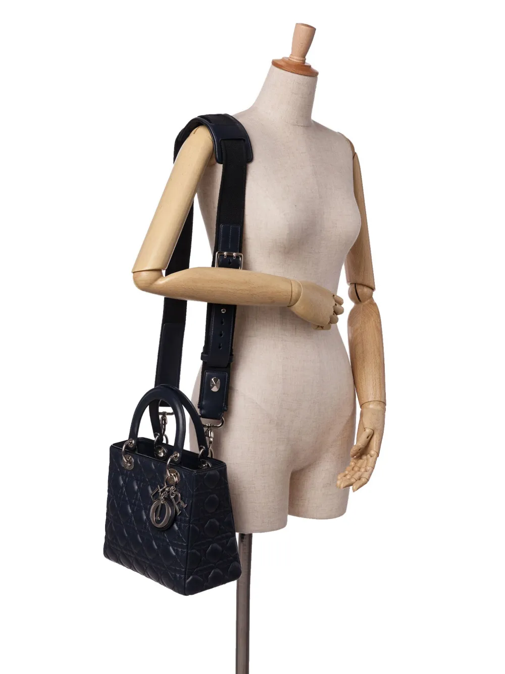 Christian Dior Pre-Owned 2010 Limited Edition Medium Lambskin Cannage Lady Dior satchel | Pre-Owned | Image 2