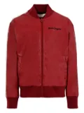 Palm Angels Kids stripe-detail bomber jacket - Red