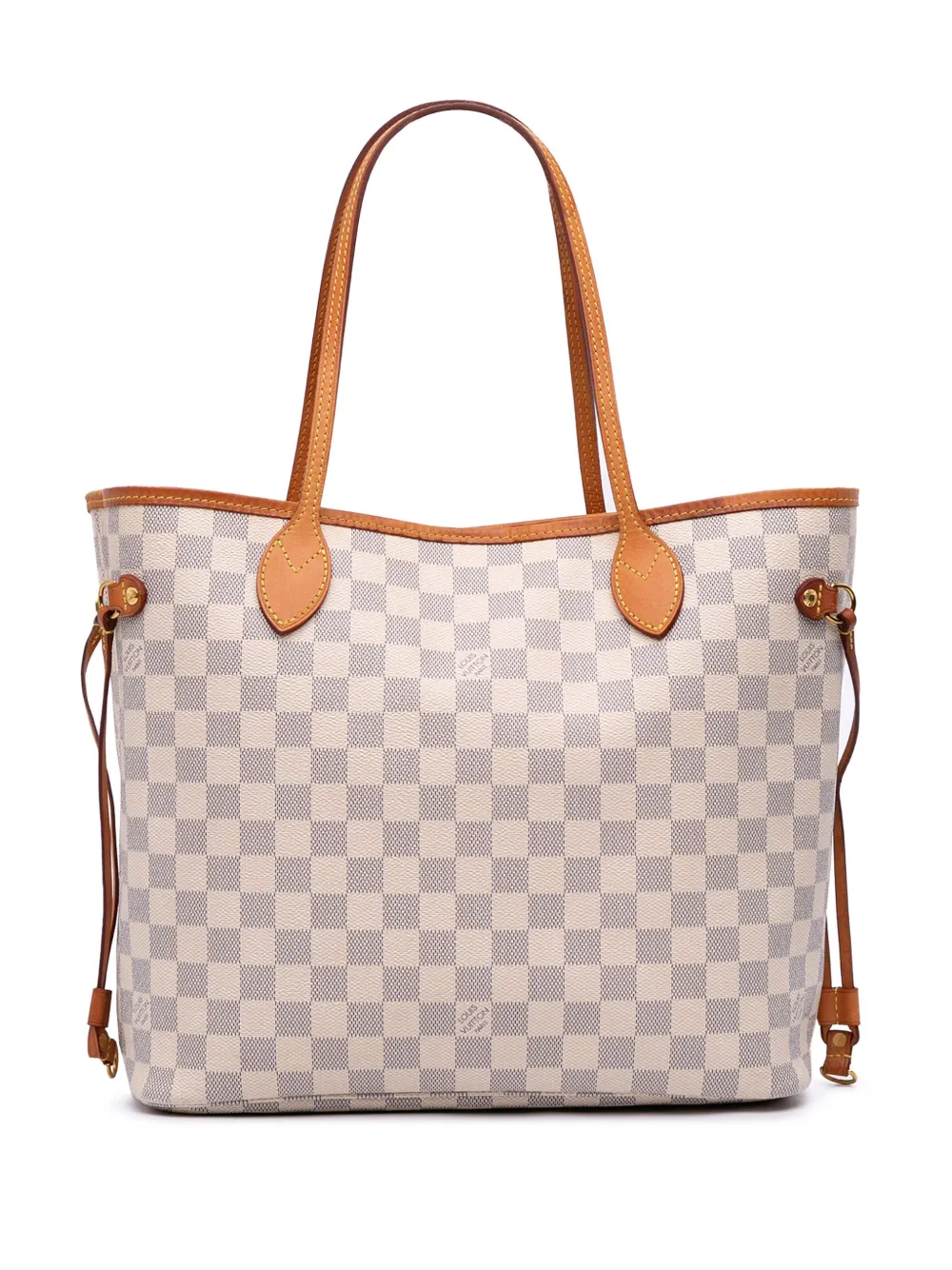Louis Vuitton Pre-Owned 2019 Damier Azur Neverfull MM tote bag | White | Image 1