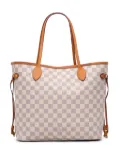 Louis Vuitton Pre-Owned 2019 Damier Azur Neverfull MM tote bag - White