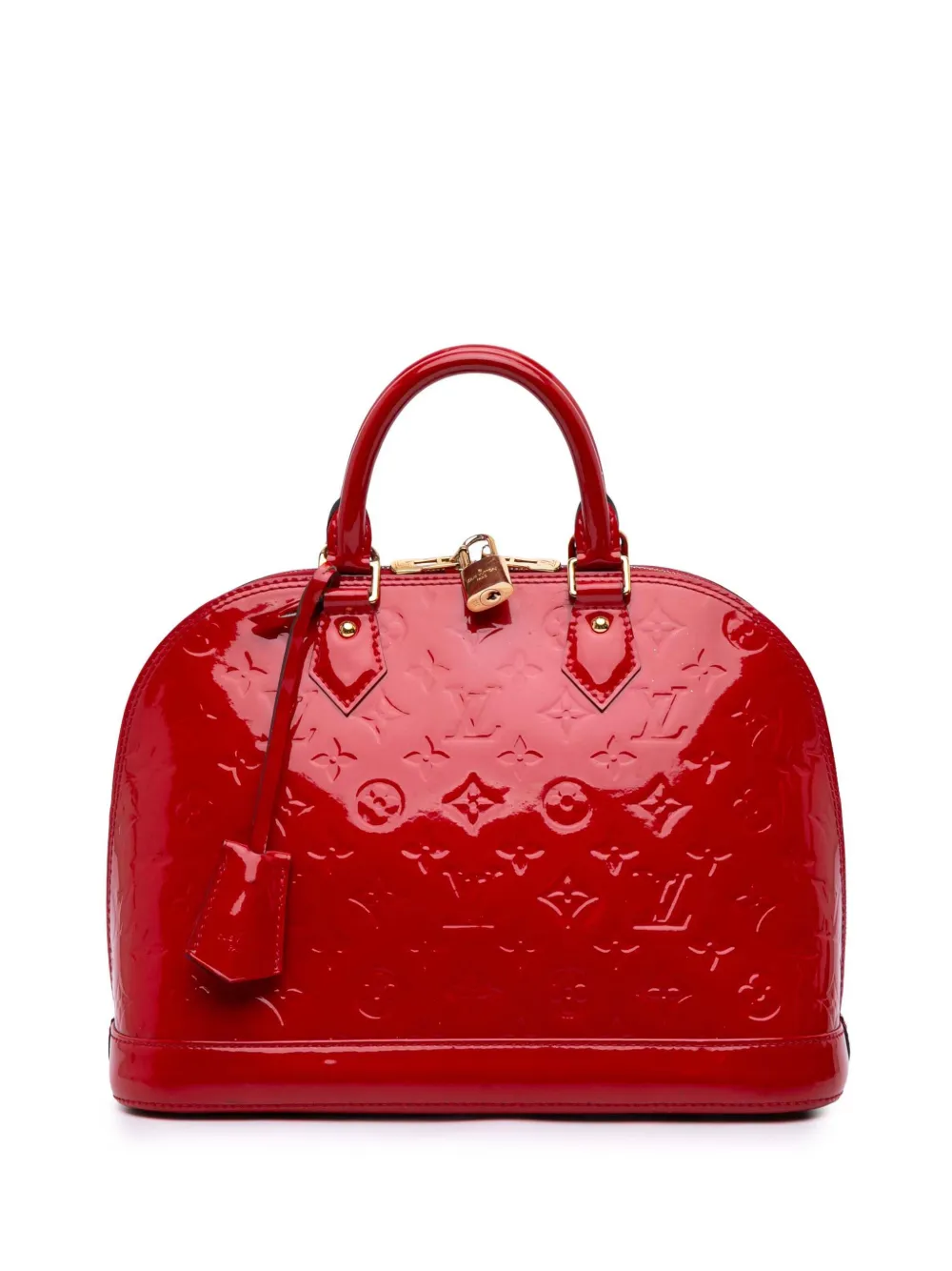 Louis Vuitton Pre-Owned 2014 モノグラム ヴェルニ アルマ PM ハンドバッグ - レッド Louis Vuitton Pre-Owned 2014 モノグラム ヴェルニ アルマ PM ハンドバッグ - レッド