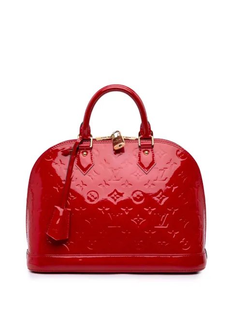 Louis Vuitton Pre-Owned 2014 모노그램 베르니 알마 PM 핸드백