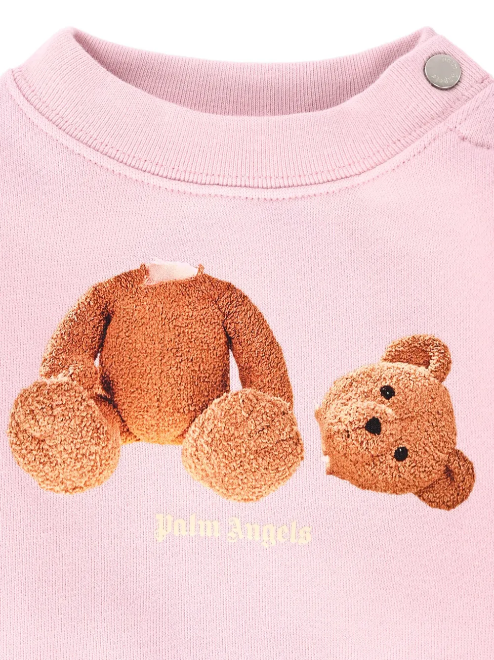 Palm Angels Kids Sweater met teddybeerprint Roze