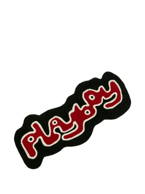 Wavey Casa x Playboy logo-motif runner rug (115cm)