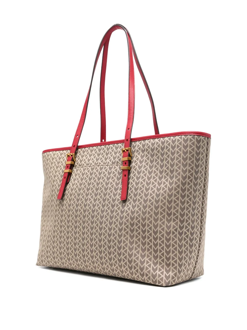 Michael Kors large Quinn monogram tote bag Beige