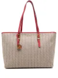 Michael Michael Kors large Quinn monogram tote bag - Neutrals