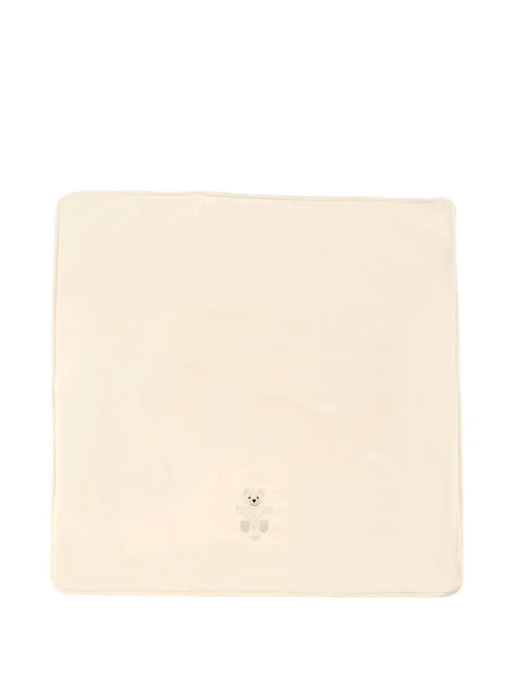 Fendi Kids FF-motif blanket | Neutrals | Image 1