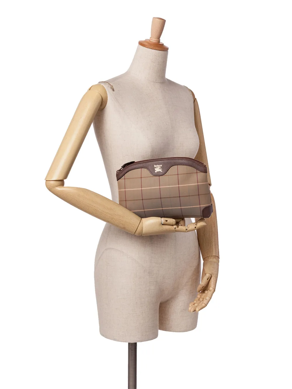 Burberry Pre-Owned 20th Century Vintage Check Canvas clutch bag | Pre-Owned | Image 2