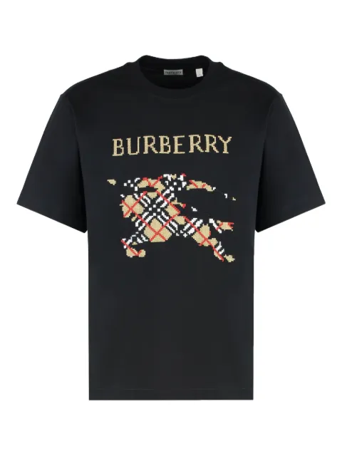 Burberry logo-instarsia T-shirt
