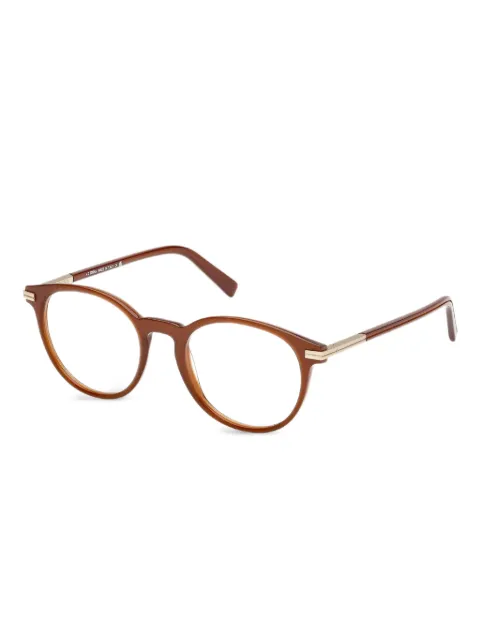 Zegna ラウンド眼鏡フレーム