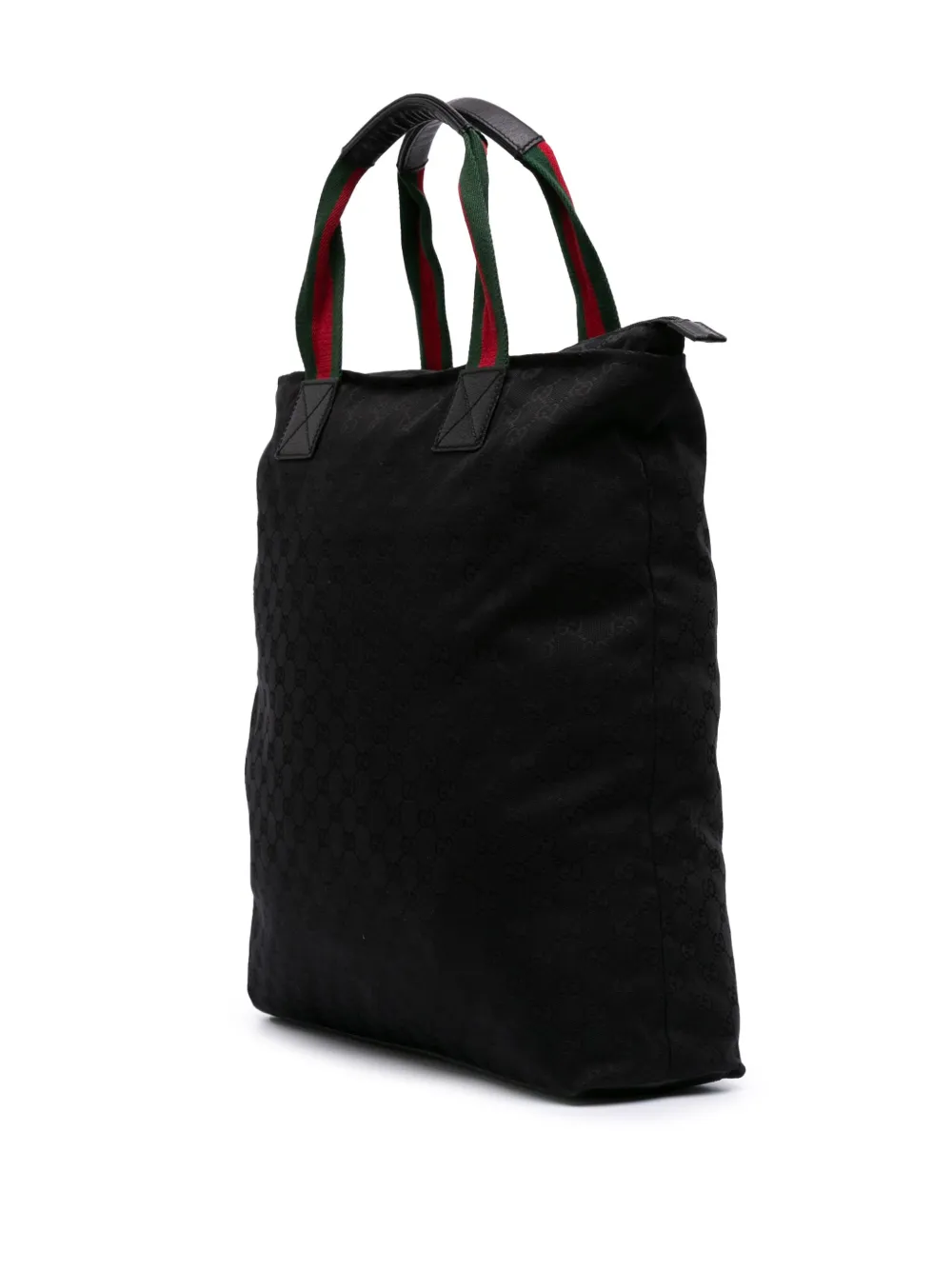 Pre-owned Gucci 2016-2024 Gg Canvas Web Tote Bag