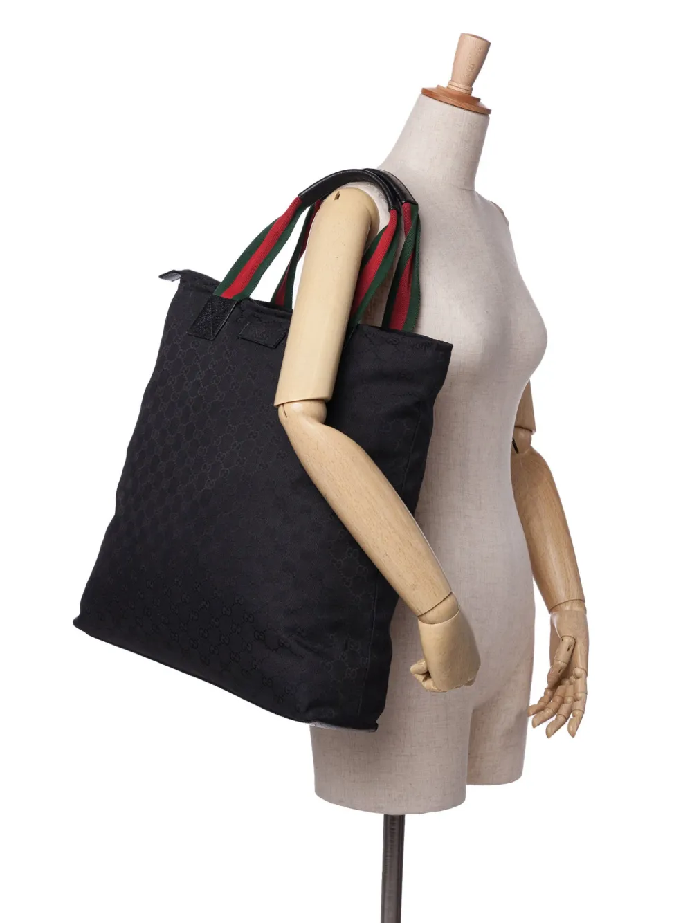 Gucci Pre-Owned 2016-2024 GG Canvas Web tote bag | Pre-Owned | Image 2