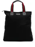 Gucci Pre-Owned 2016-2024 GG Canvas Web tote bag - Black