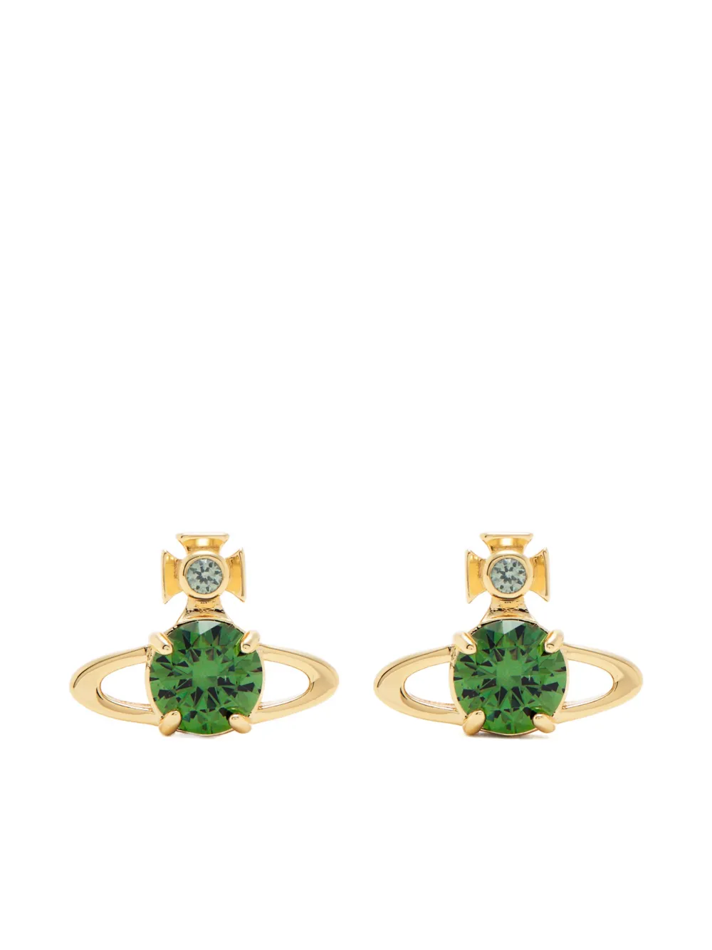 Vivienne Westwood Reina Large Orb-motif Stud Earrings In Gold