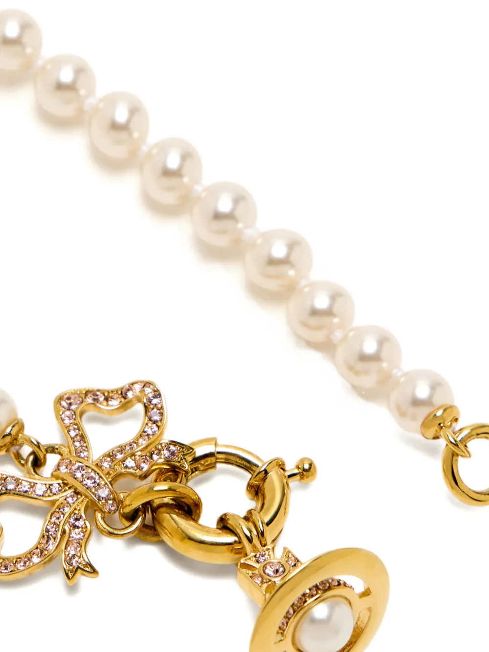 Vivienne Westwood Sheryl Pearl armband - Goud