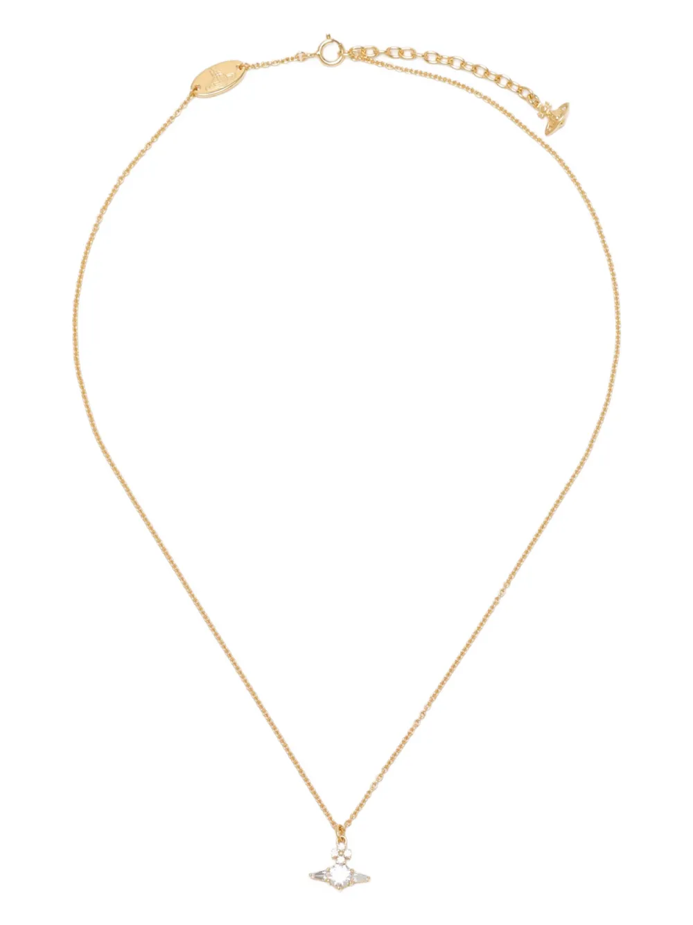 Vivienne Westwood Ofelia Orb-pendant Necklace In Gold