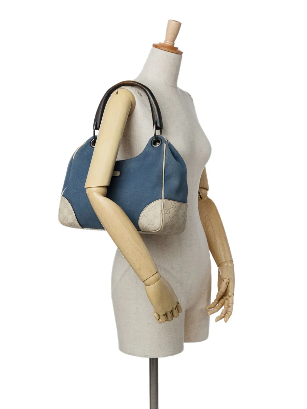 Gucci Pre-Owned 2016-2025 Canvas and Guccissima Bamboo shoulder bag | Pre-Owned | Image 2