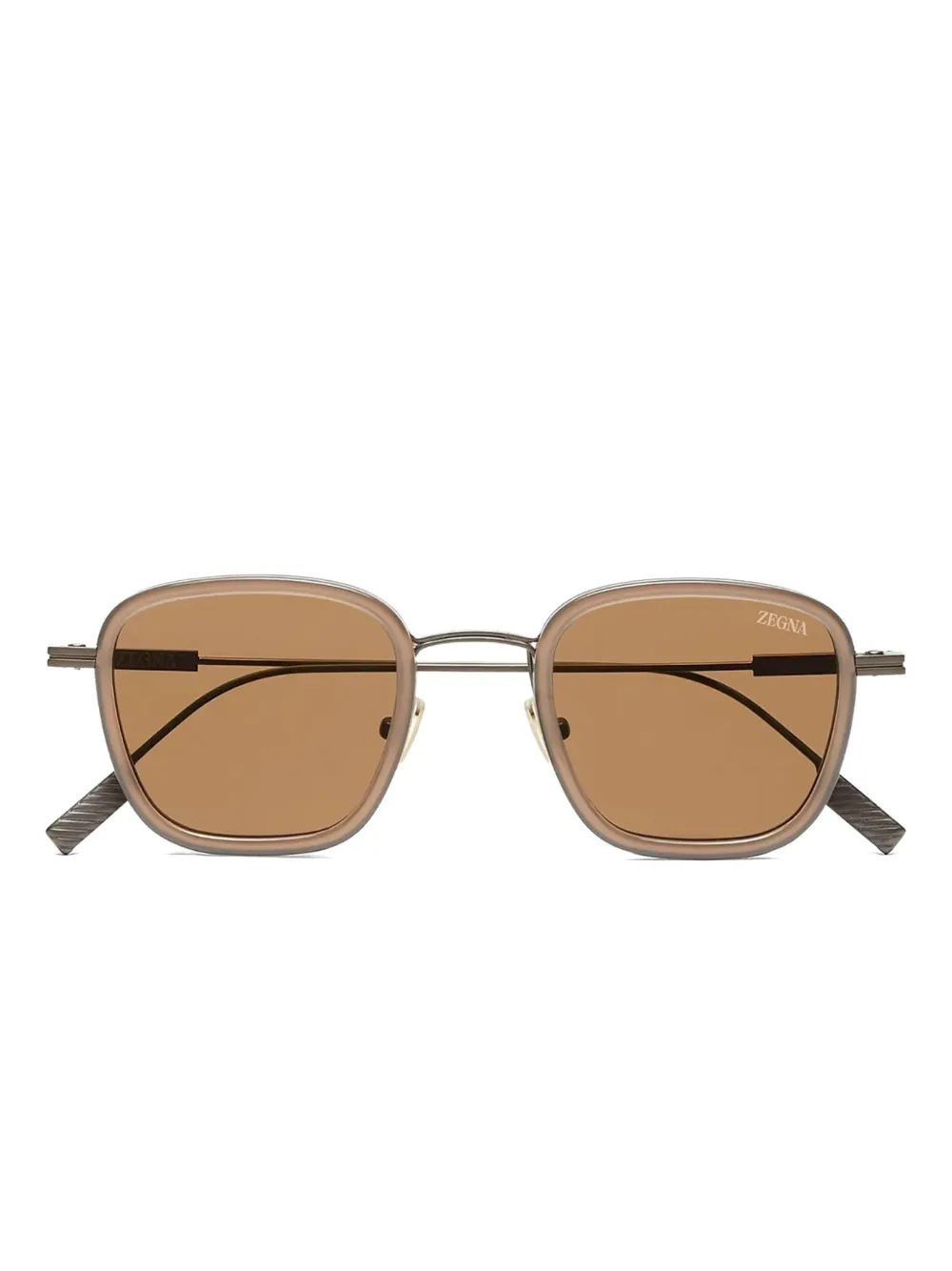 Zegna square-frame sunglasses | Brown | Image 1