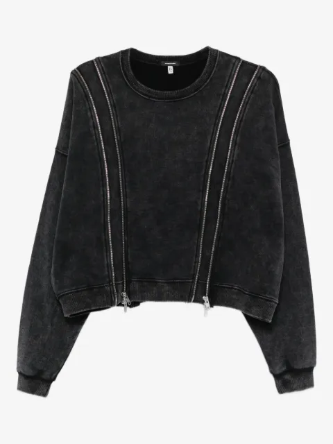 R13 sudadera con detalle de cierre
