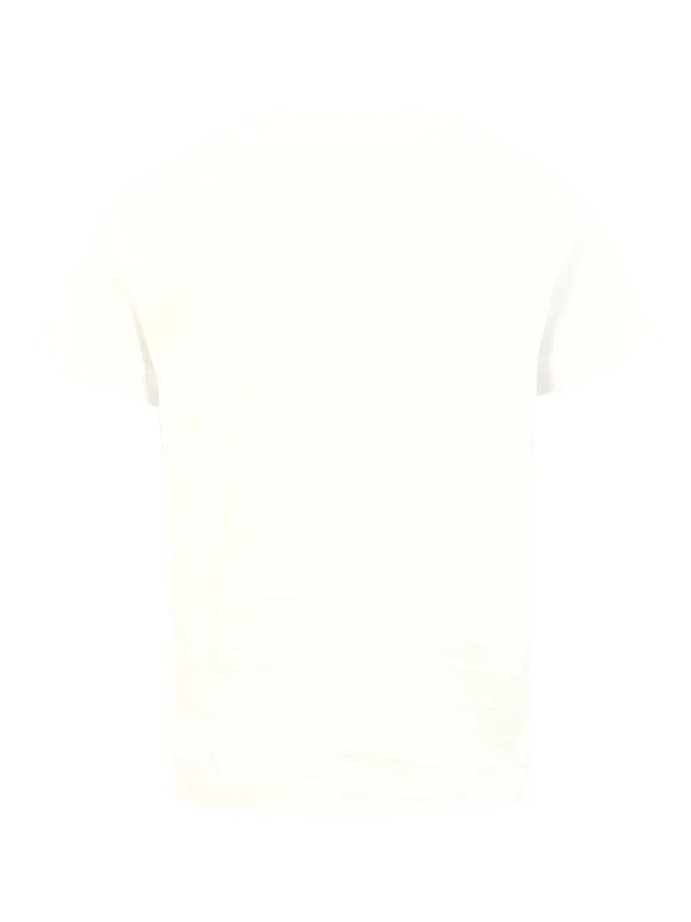 Fendi Kids logo-embroidered T-shirt Wit