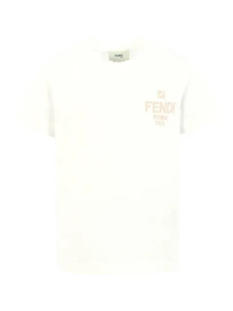 Fendi Kids logo-embroidered T-shirt