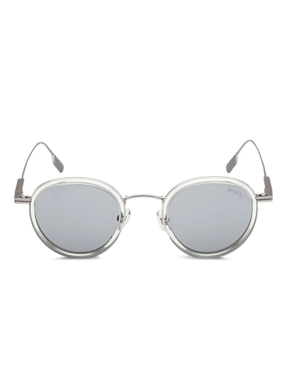 Zegna round sunglasses | Silver | Image 1