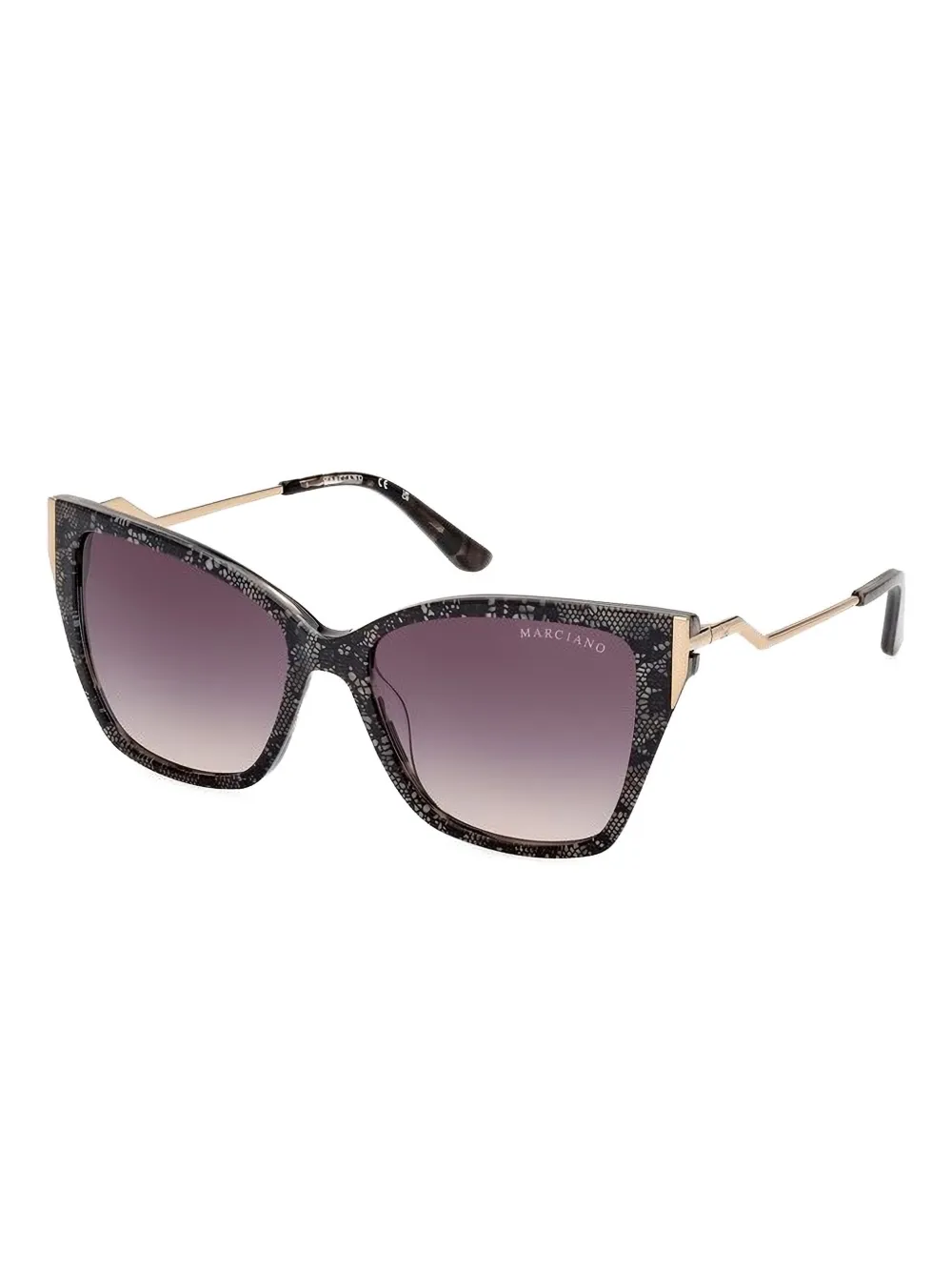 Marciano glitter-embellished cat-eye sunglasses | Women | Image 2
