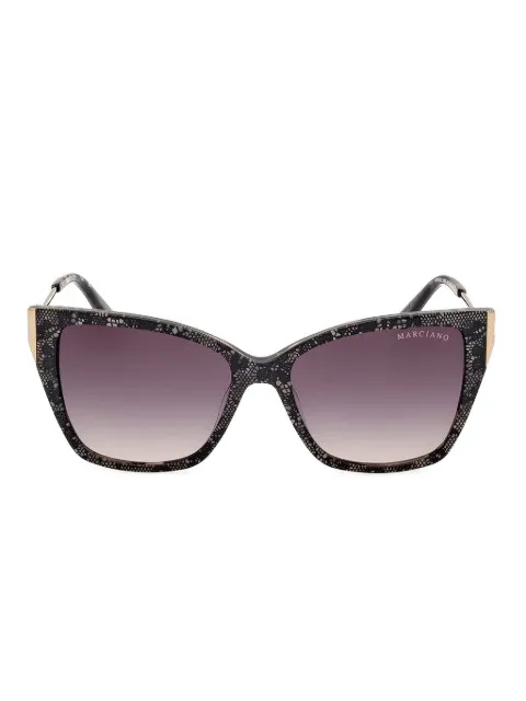 Marciano glitter-embellished cat-eye sunglasses