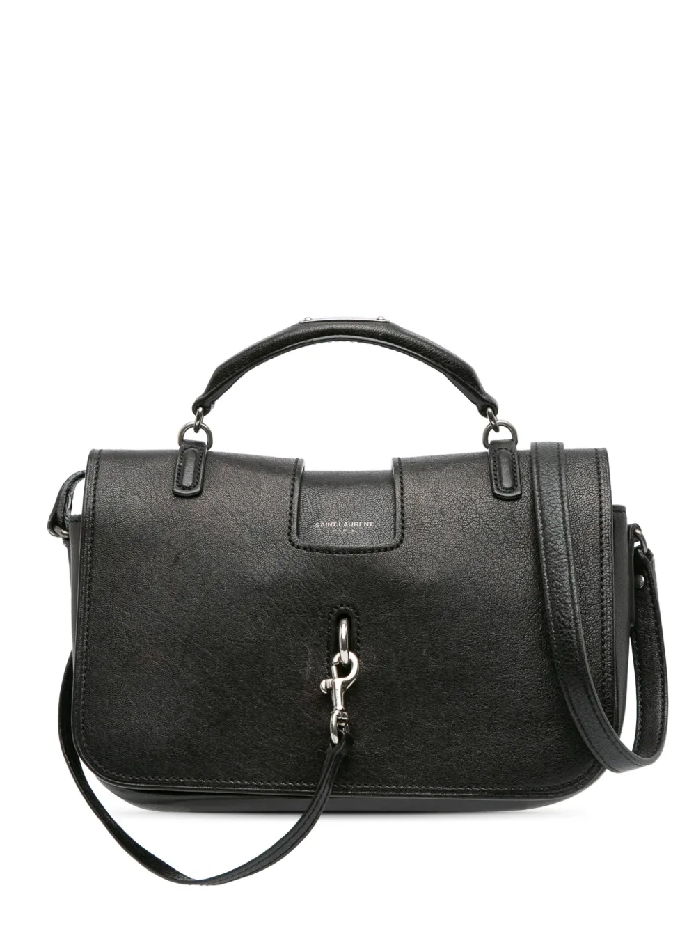 Pre-owned Saint Laurent 2017 Medium Lambskin Charlotte Messenger Bag Satchel