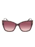 Marciano embellished cat-eye sunglasses - Brown