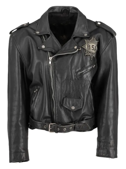 Bosa leather biker jacket