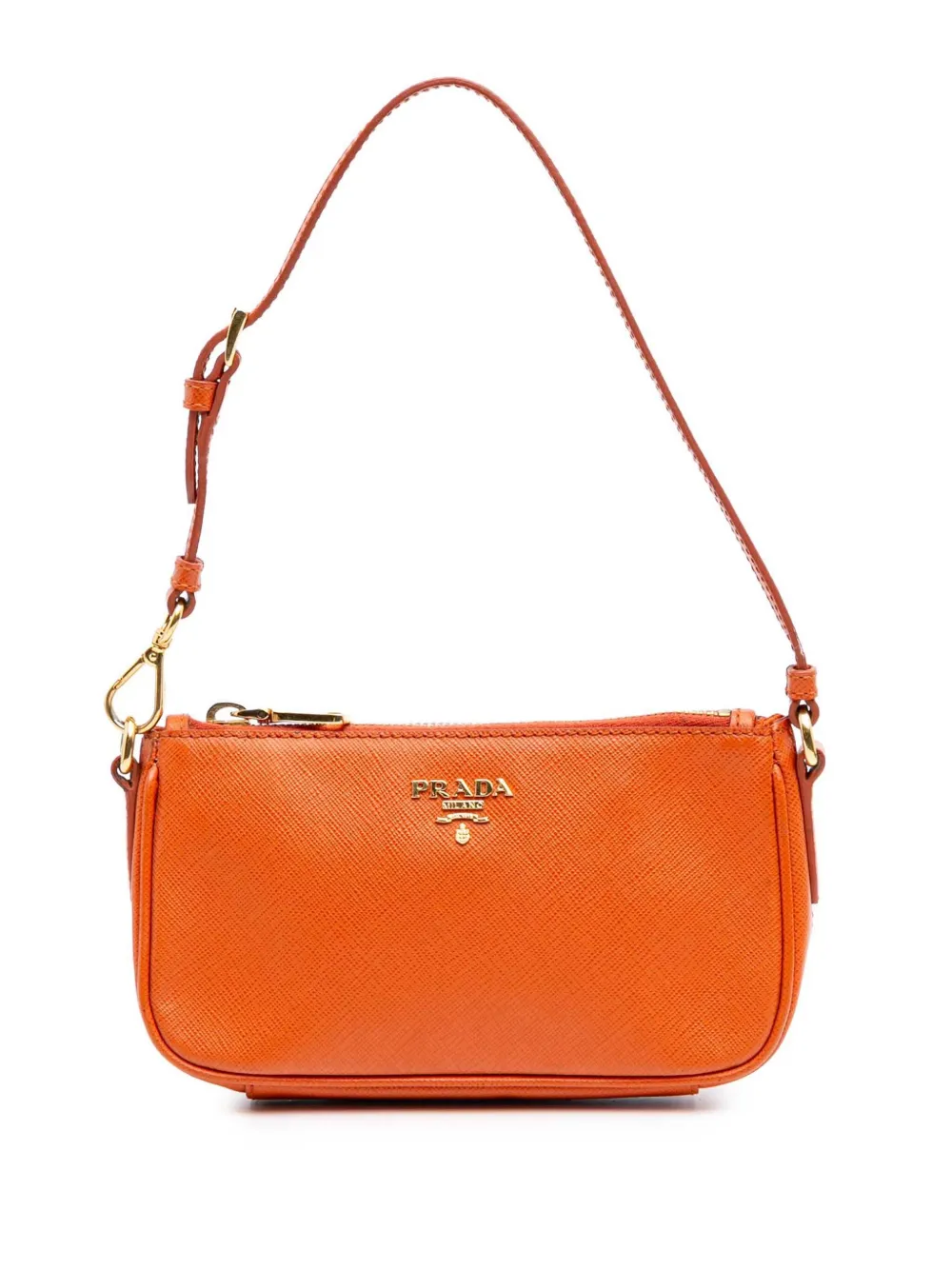 Prada Pre-Owned 2000-2024 Saffiano shoulder bag | Orange | Image 1