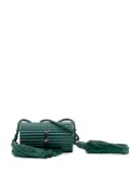 Saint Laurent Pre-Owned 2018 Ribbed Acrylic Lambskin Fringe Monogram Opium Box Bag crossbody bag - Green