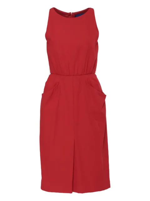 Carolyne Roehm sleeveless pocket dress