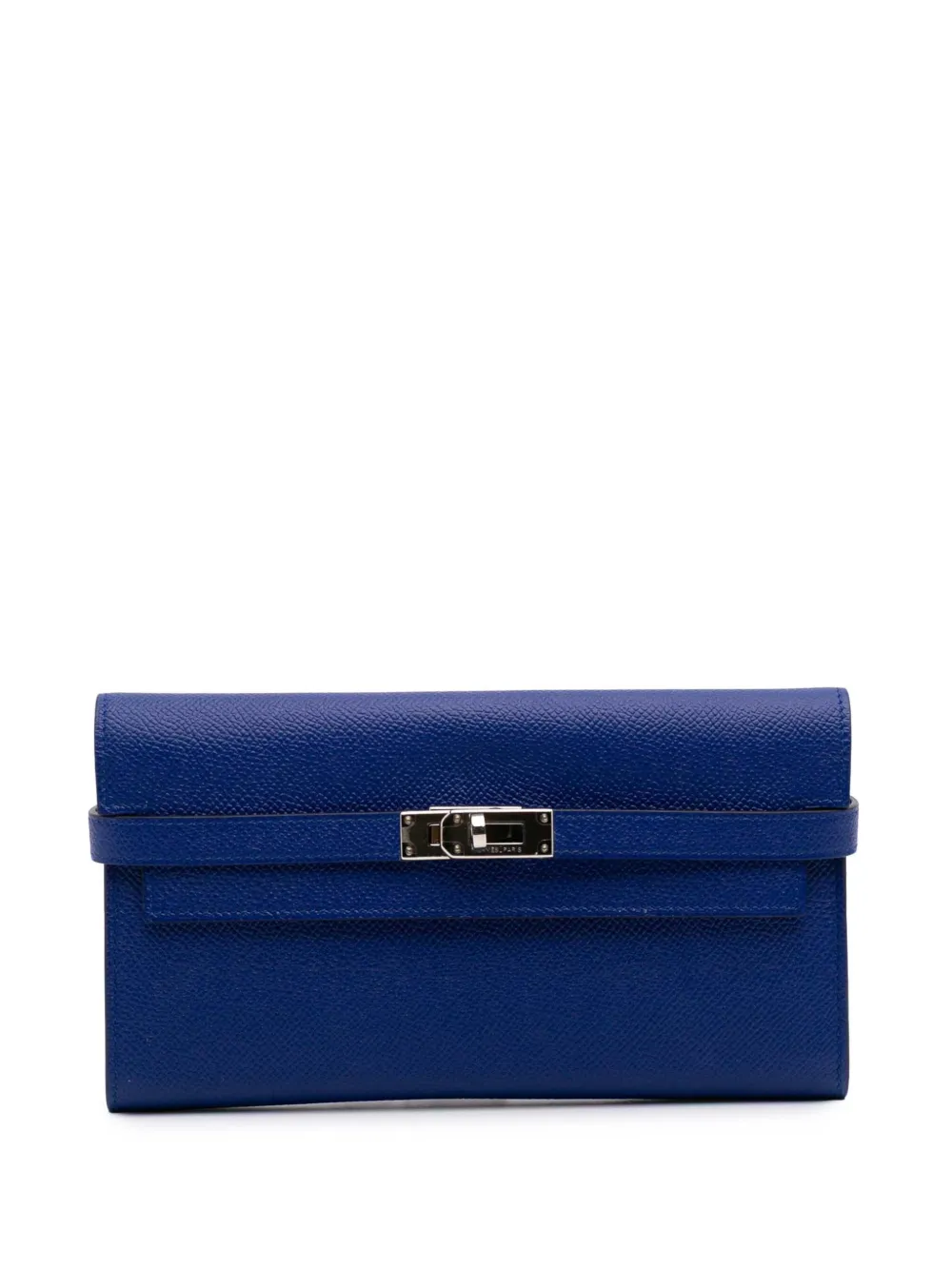 Hermès Pre-Owned 2016 Epsom Kelly Longue Wallet long wallets | Blue | Image 1
