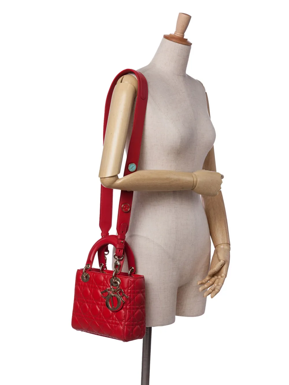 Christian Dior Pre-Owned 2017 Small Lambskin Cannage My ABCDior Lady Dior satchel | Pre-Owned | Image 2