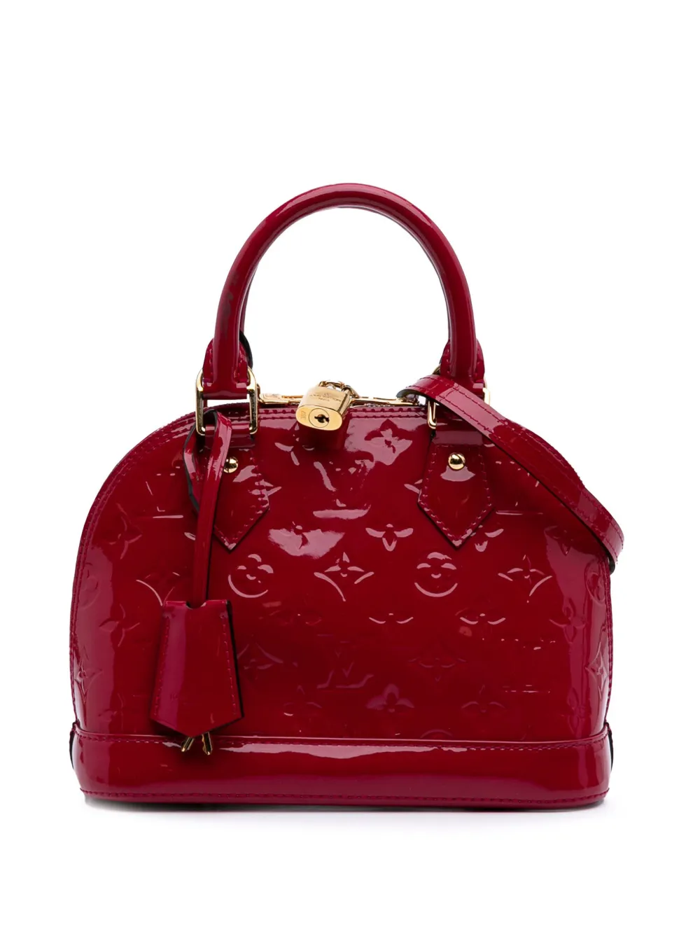 Louis Vuitton Pre-Owned 2015 モノグラム ヴェルニ アルマ BB サッチェルバッグ - ピンク Louis Vuitton Pre-Owned 2015 モノグラム ヴェルニ アルマ BB サッチェルバッグ - ピンク