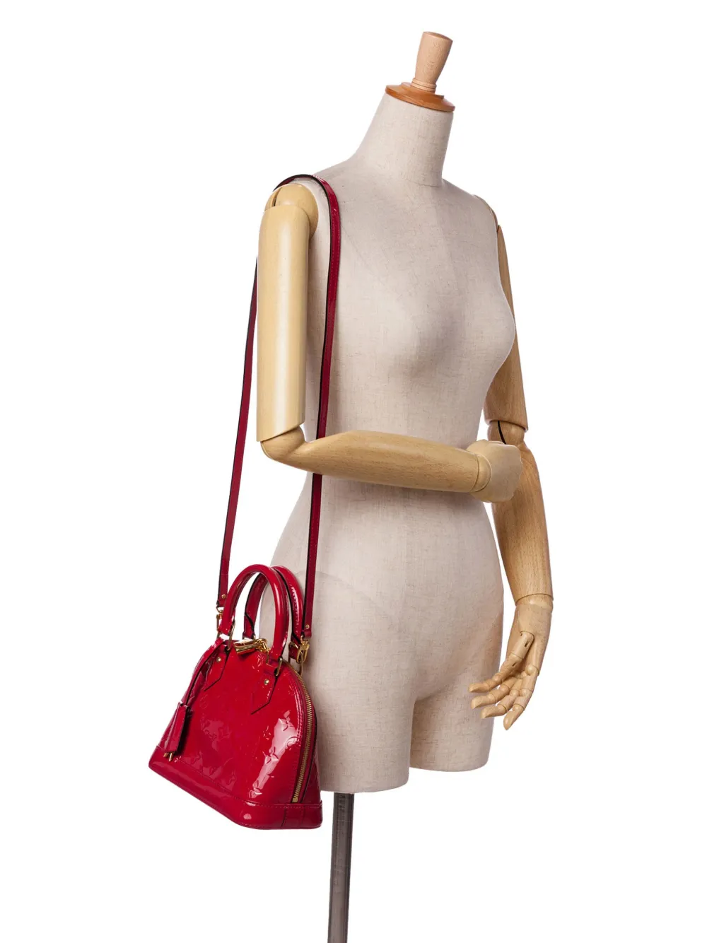 Louis Vuitton Pre-Owned 2015 Monogram Vernis Alma BB satchel | Pre-Owned | Image 2