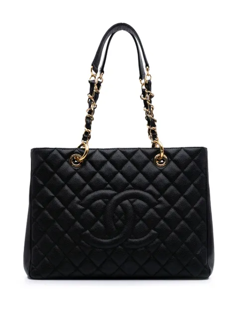 CHANEL Pre-Owned 2010-2011 Caviar Grand Shopping tote bag