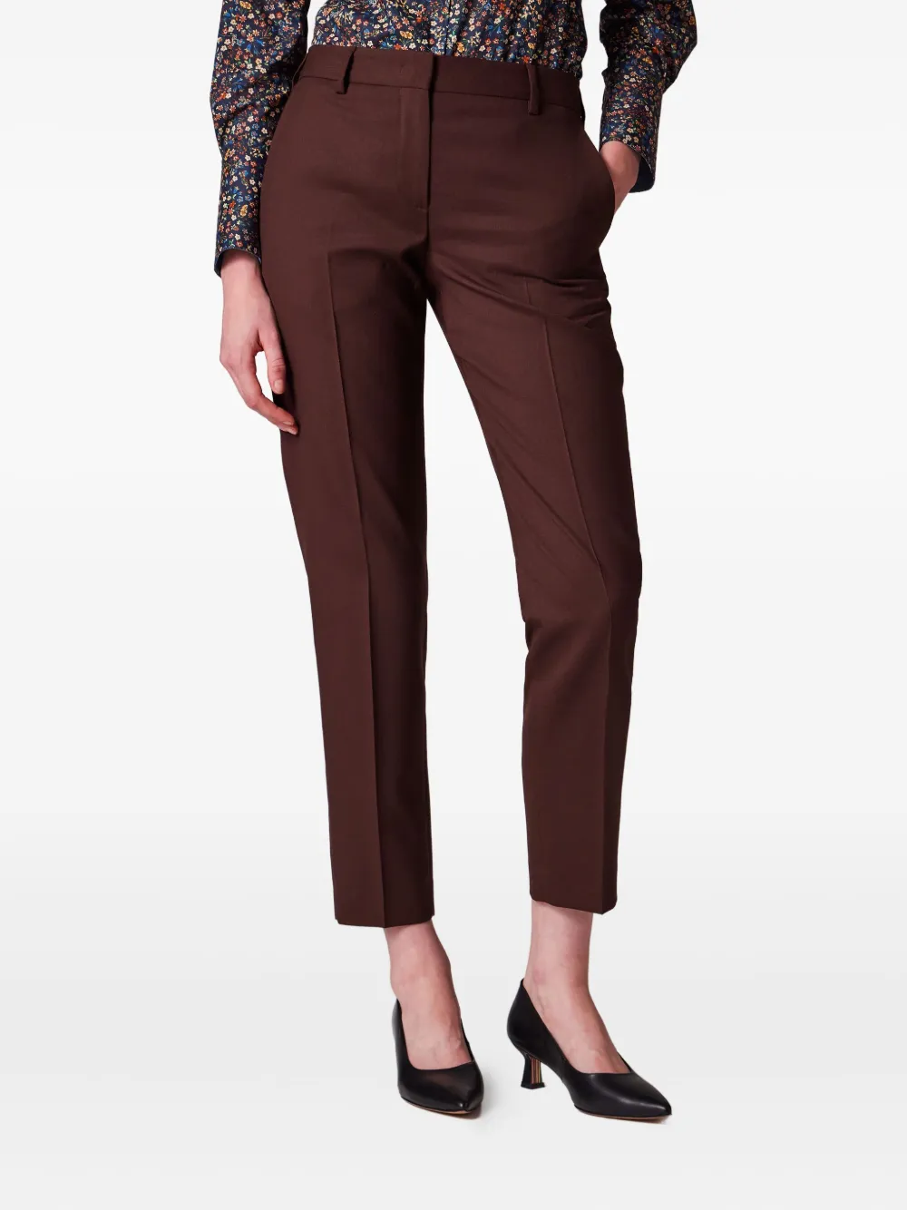 Paul Smith Pleat-detail Tailored Trousers In Red