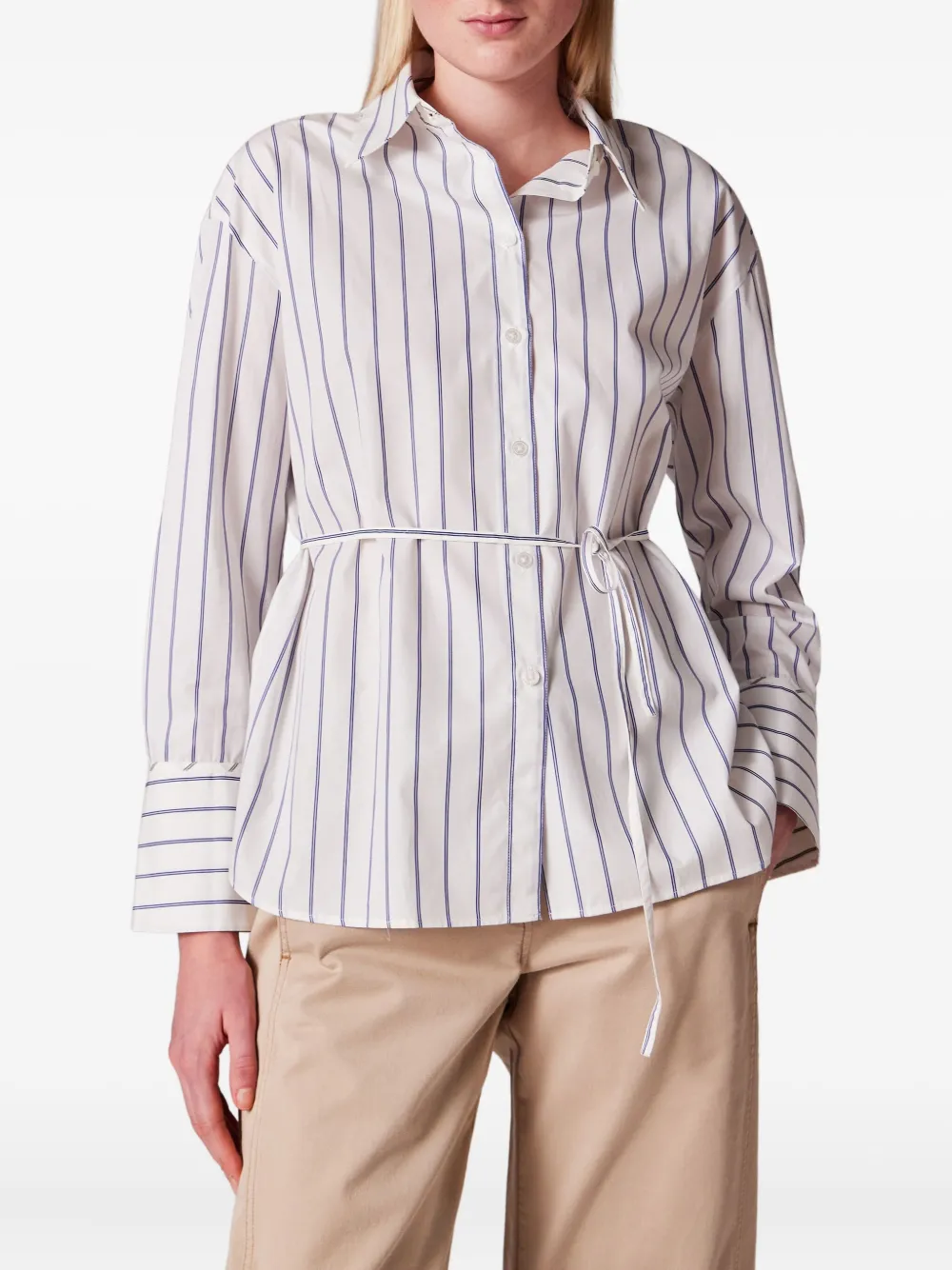 PS Paul Smith Gestreept blouse - Wit